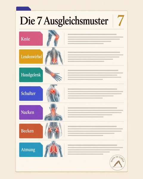 Die 7 Ausgleichsmuster auf einen Blick